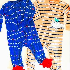 Adorable Onsies Baby Boys bundle of Carter's Ocean Theme